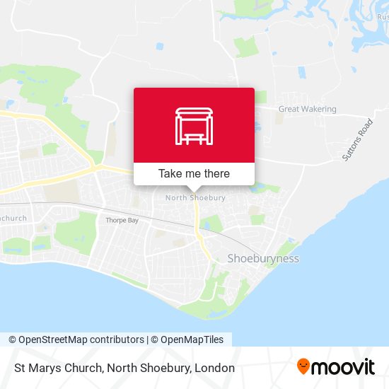 St Marys Church, North Shoebury map
