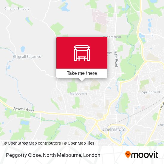 Peggotty Close, North Melbourne map