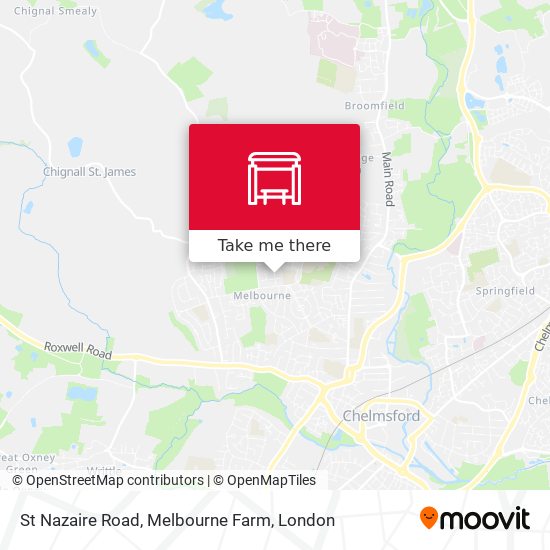 St Nazaire Road, Melbourne Farm map