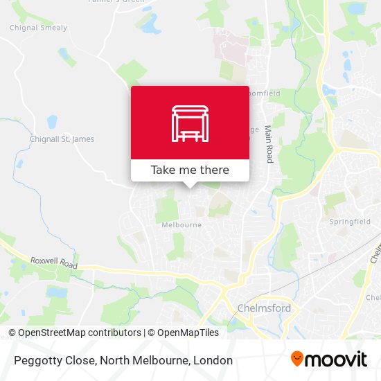 Peggotty Close, North Melbourne map