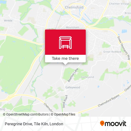 Peregrine Drive, Tile Kiln map