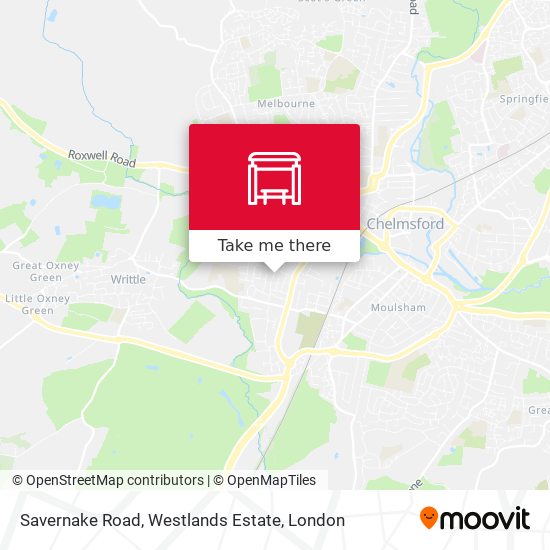 Savernake Road, Westlands Estate map