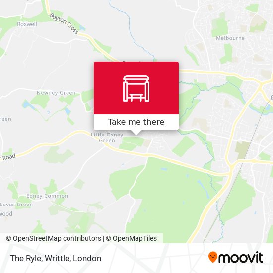 The Ryle, Writtle map