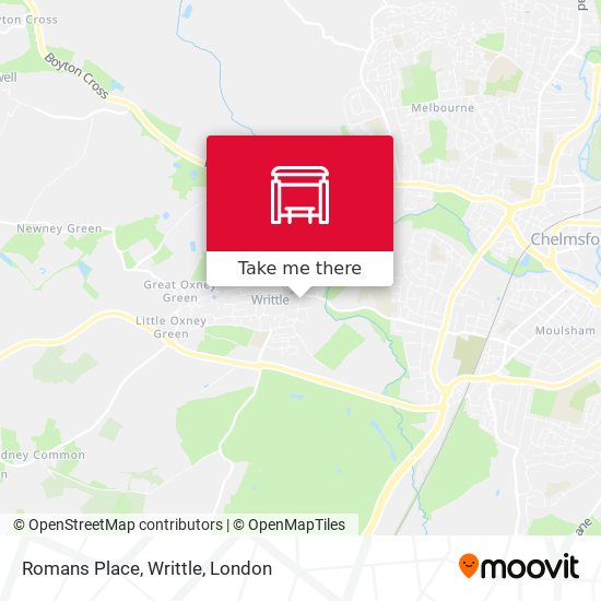 Romans Place, Writtle map