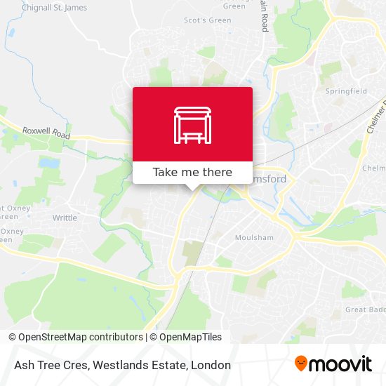 Ash Tree Cres, Westlands Estate map