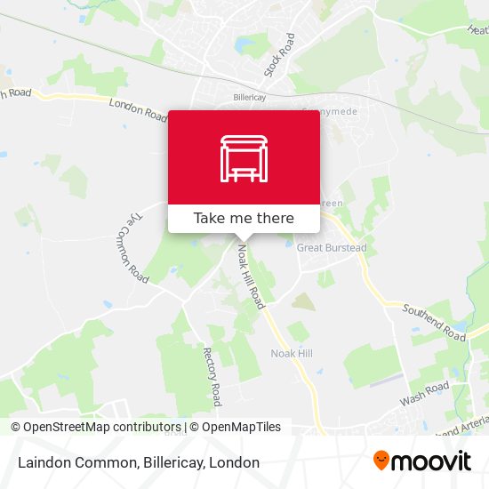 Laindon Common, Billericay map