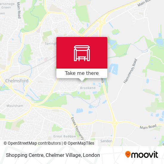 Shopping Centre, Chelmer Village map