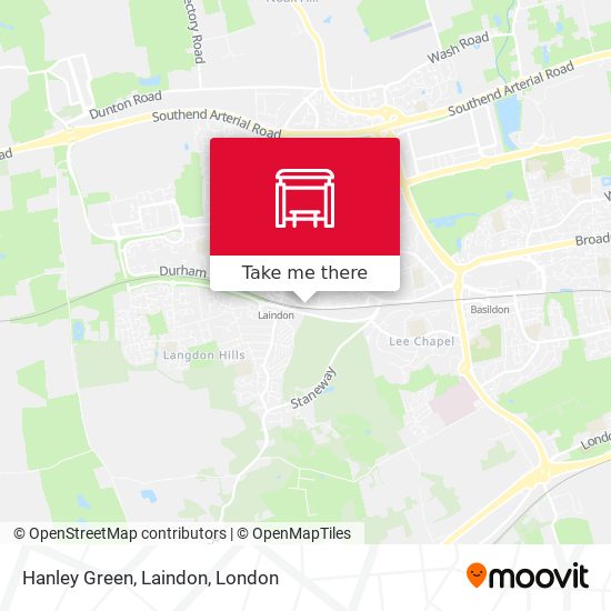 Hanley Green, Laindon map