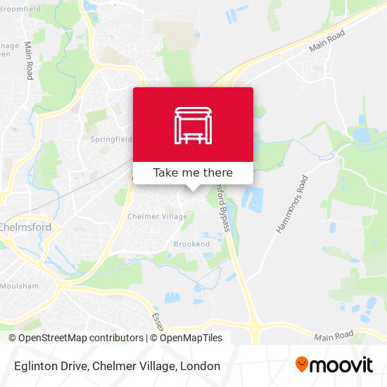 Eglinton Drive, Chelmer Village map