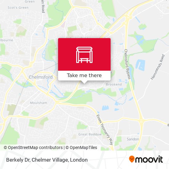 Berkely Dr, Chelmer Village map