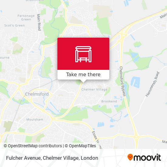 Fulcher Avenue, Chelmer Village map