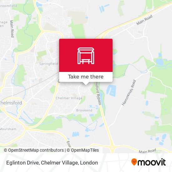 Eglinton Drive, Chelmer Village map