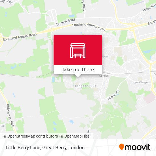 Little Berry Lane, Great Berry map