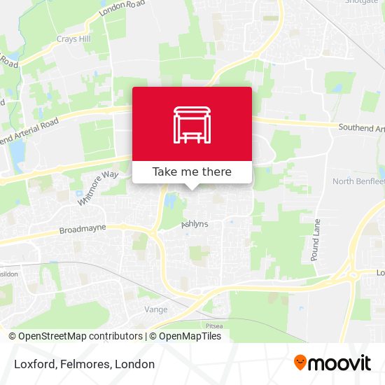 Loxford, Felmores map
