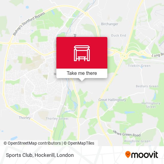 Sports Club, Hockerill map