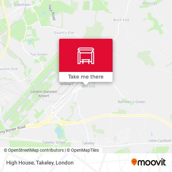 High House, Takeley map