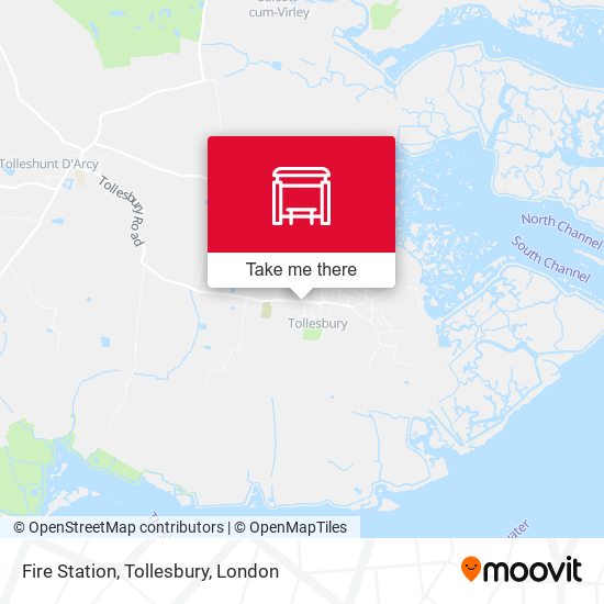 Fire Station, Tollesbury map