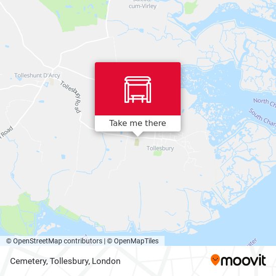 Cemetery, Tollesbury map