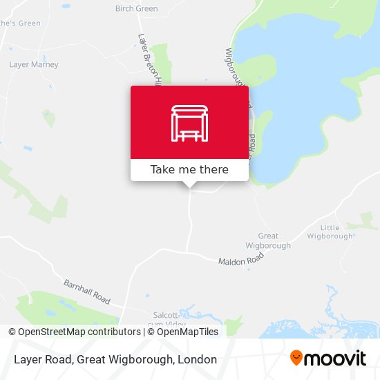 Layer Road, Great Wigborough map
