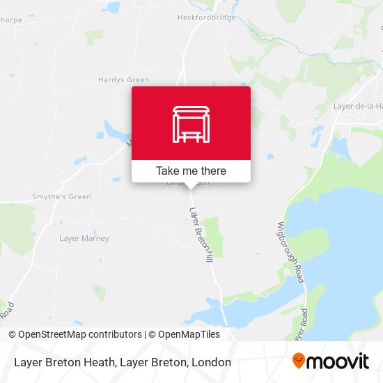 Layer Breton Heath, Layer Breton map