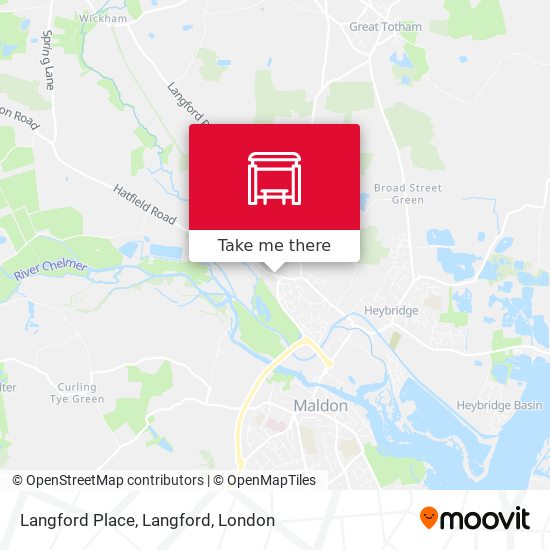 Langford Place, Langford map
