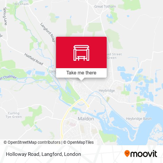 Holloway Road, Langford map