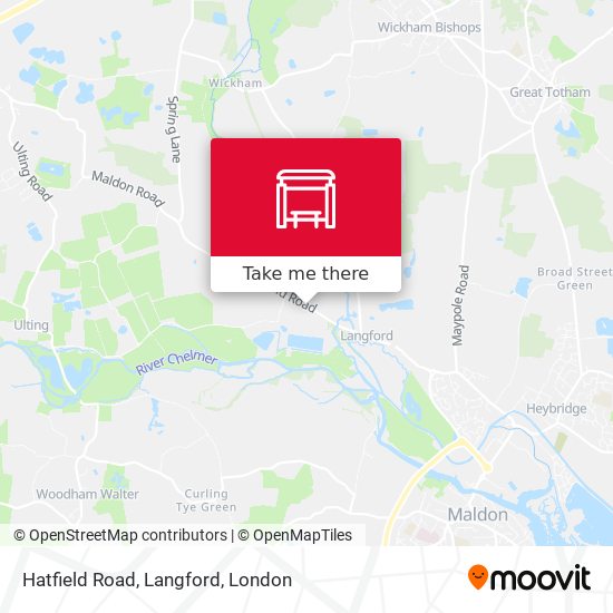 Hatfield Road, Langford map