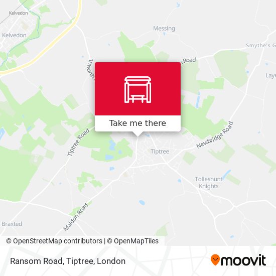 Ransom Road, Tiptree map