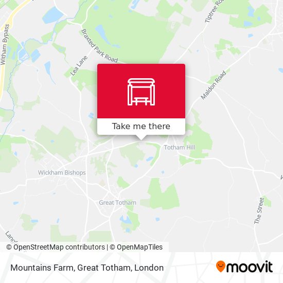 Mountains Farm, Great Totham map