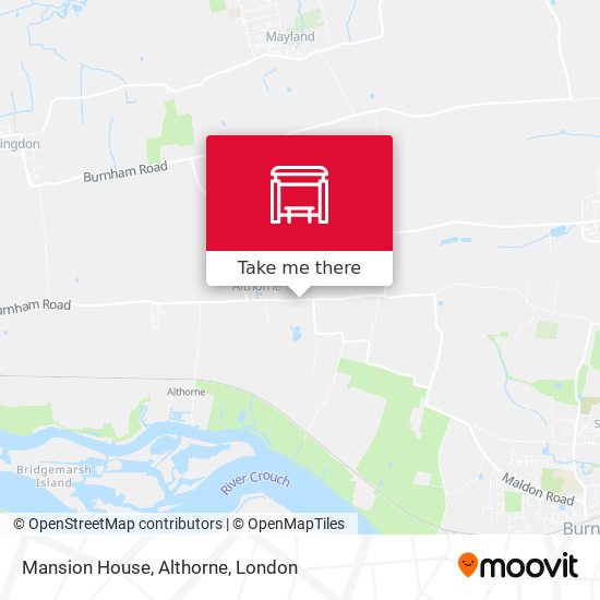 Mansion House, Althorne map