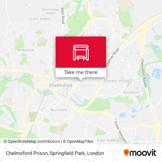 Chelmsford Prison, Springfield Park map