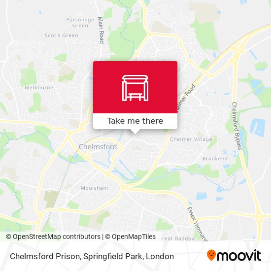 Chelmsford Prison, Springfield Park map
