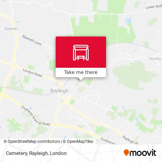 Cemetery, Rayleigh map