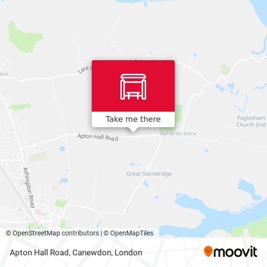 Apton Hall Road, Canewdon map