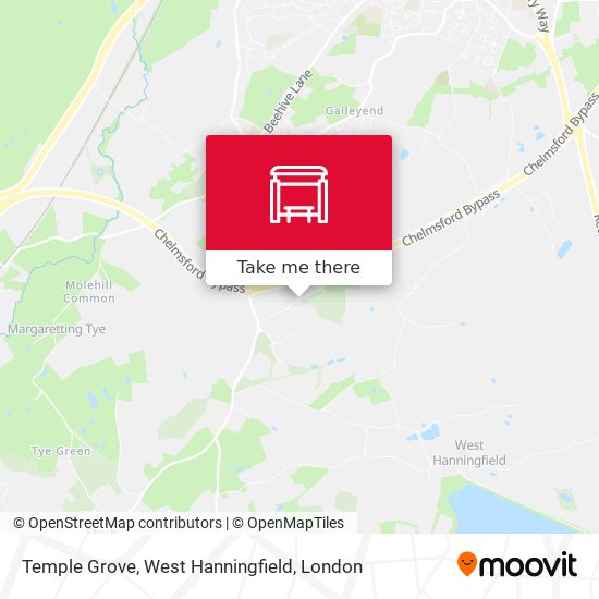 Temple Grove, West Hanningfield map