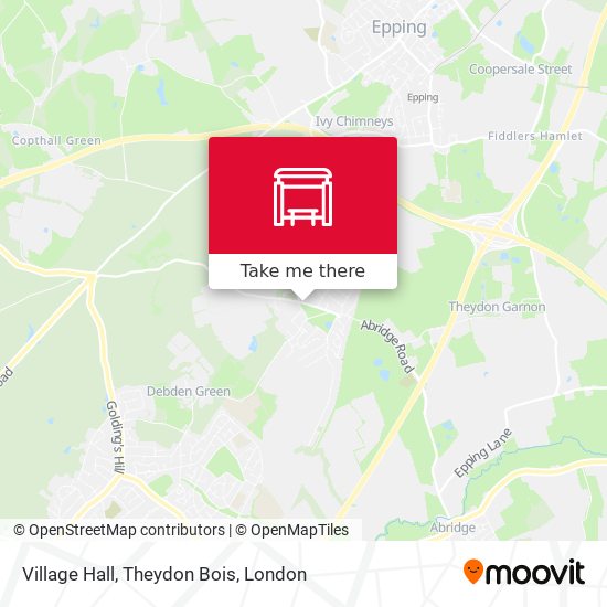 Village Hall, Theydon Bois map