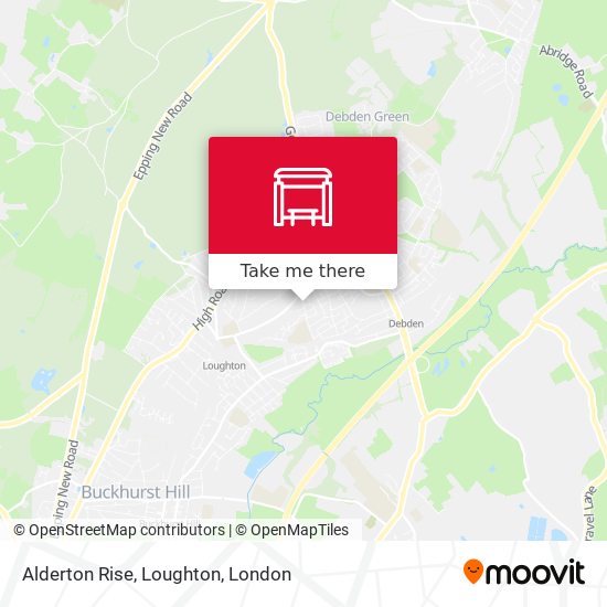 Alderton Rise, Loughton map