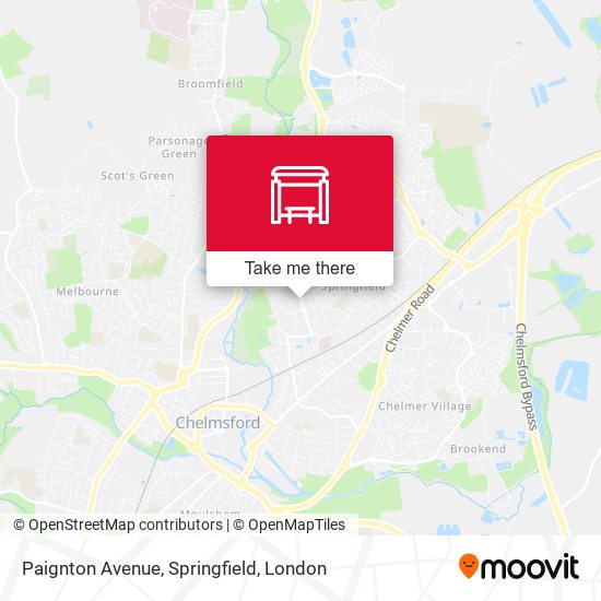 Paignton Avenue, Springfield map