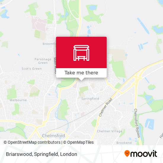 Briarswood, Springfield map