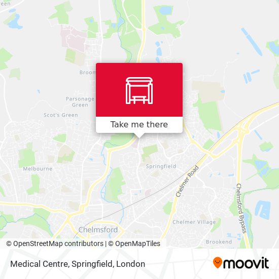 Medical Centre, Springfield map