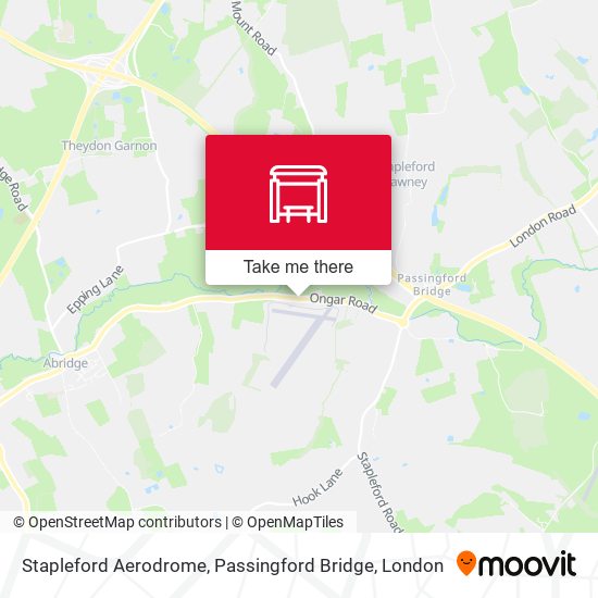Stapleford Aerodrome, Passingford Bridge map