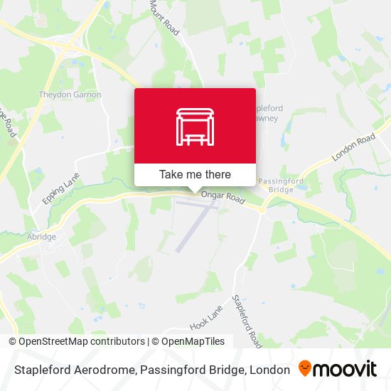 Stapleford Aerodrome, Passingford Bridge map