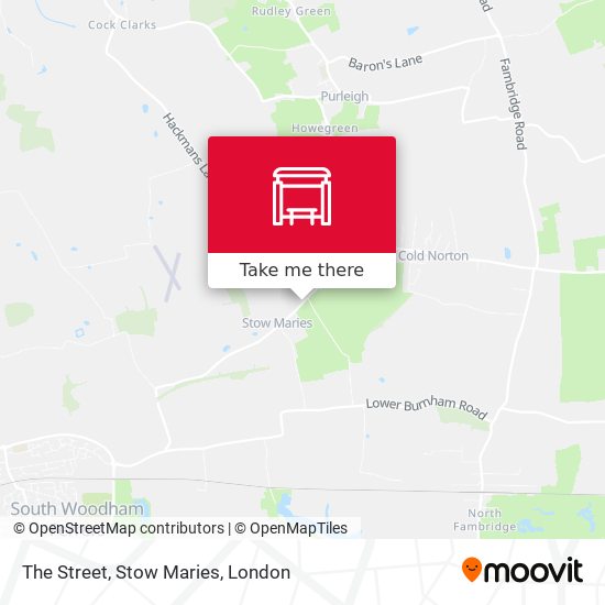 The Street, Stow Maries map