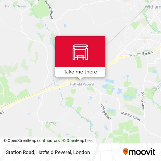 Station Road, Hatfield Peverel map