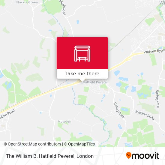 The William B, Hatfield Peverel map