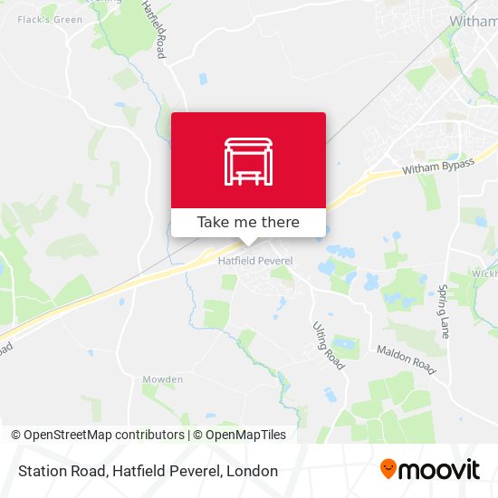 Station Road, Hatfield Peverel map
