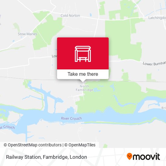 Railway Station, Fambridge map