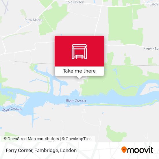 Ferry Corner, Fambridge map