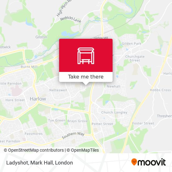 Ladyshot, Mark Hall map