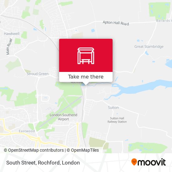 South Street, Rochford map